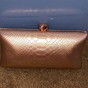 Vince Camuto Rose Gold Clutch